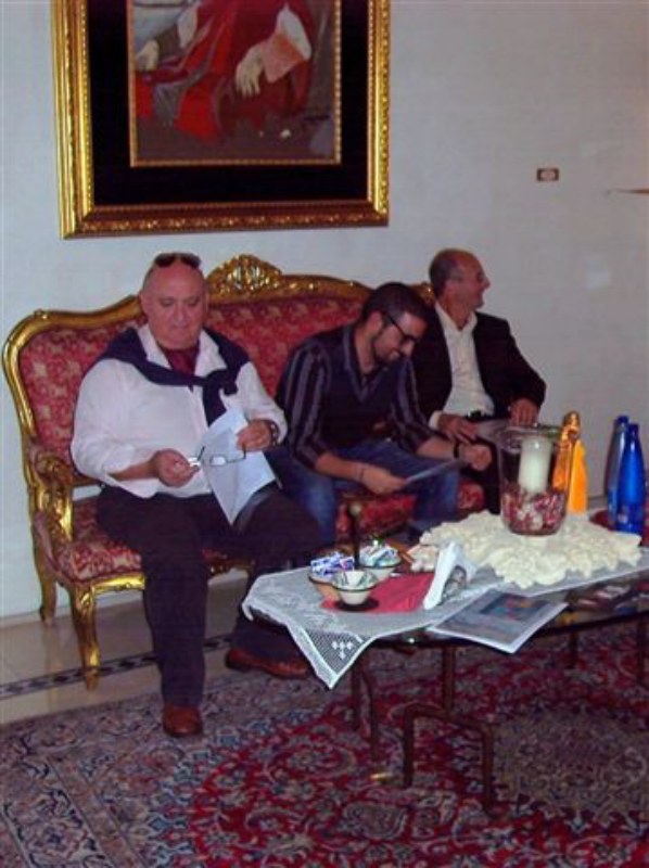 Lorenzo Polimeno, Carmelo Cipriani e Raffaele Gemma, Palazzo Baldi, Galatina (LE)
